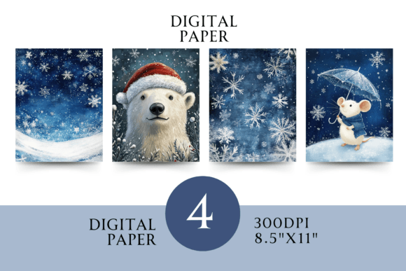 Blue Christmas Paper JPG: A Designer’s Review for Seasonal Illustrations