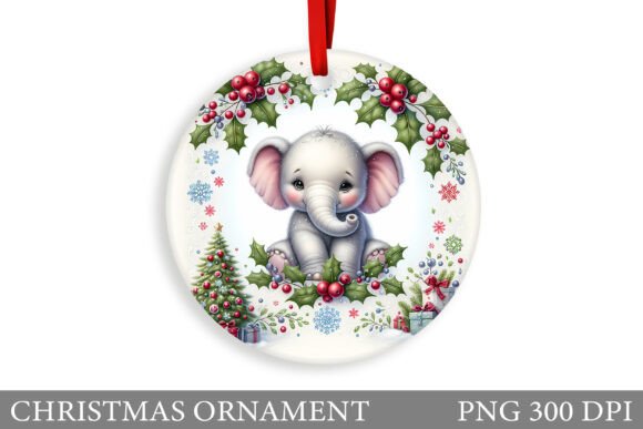 Christmas Elephant Christmas Ornament Review