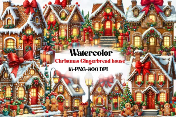Christmas Gingerbread House Clipart Review for Brand Designers
