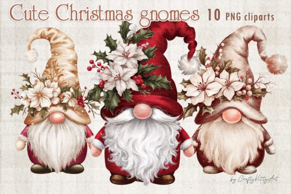 Christmas Gnome Gonk PNG Clipart Bundle: A Crafter's Review
