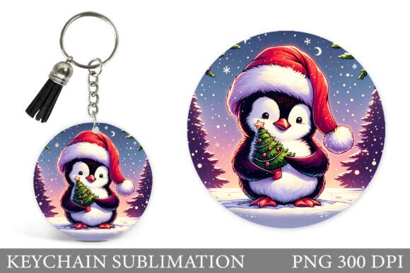 Christmas Penguin Keychain Sublimation: A Designer’s Review for Illustrations