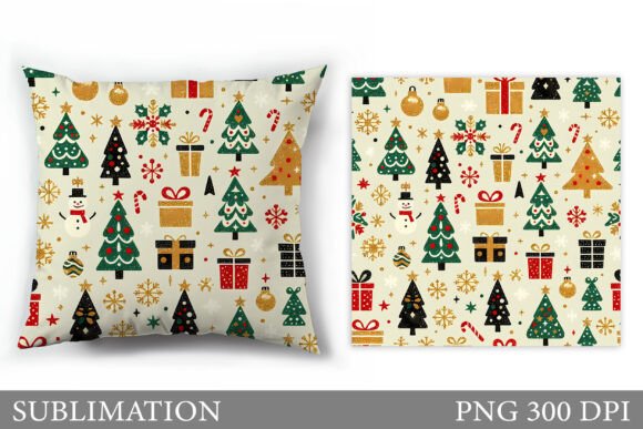 Christmas Tree Pillow Design Review for Illustrations