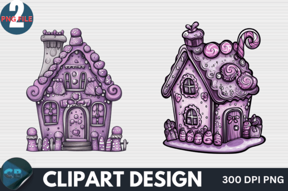 Cute Purple Christmas Clipart PNG: A Crafter’s Review of Illustrations