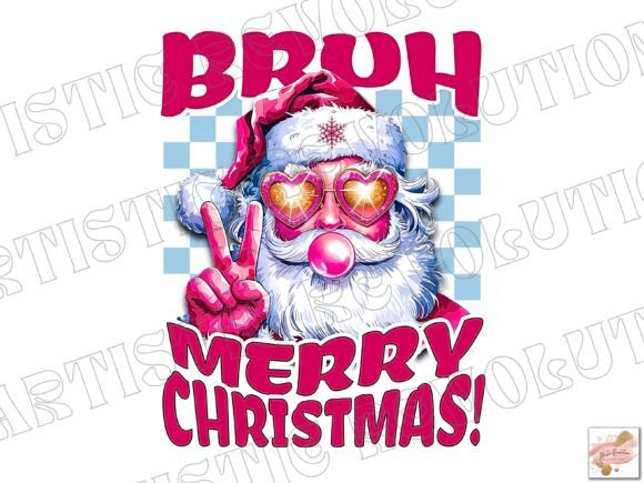 Merry Christmas Bruh Png Funny Santa Png Review