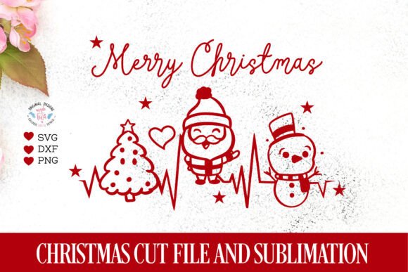 Merry Christmas Heartbeat - Santa Claus Illustrations Review