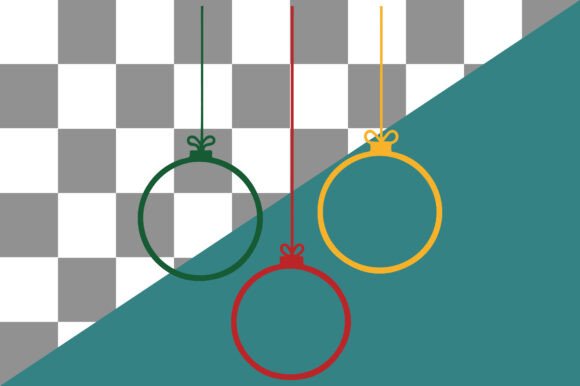Minimalist Christmas Decoration Vector for Illustrations