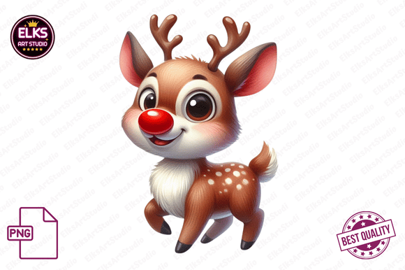 Quirky Funny Christmas Reindeer Clipart: A Practical Review for Digital Sellers