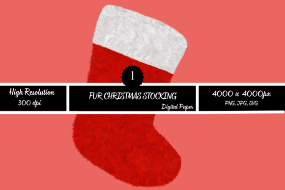 Red and White Fur Christmas Stocking: A Designer’s Review of This Festive Illustrations Asset